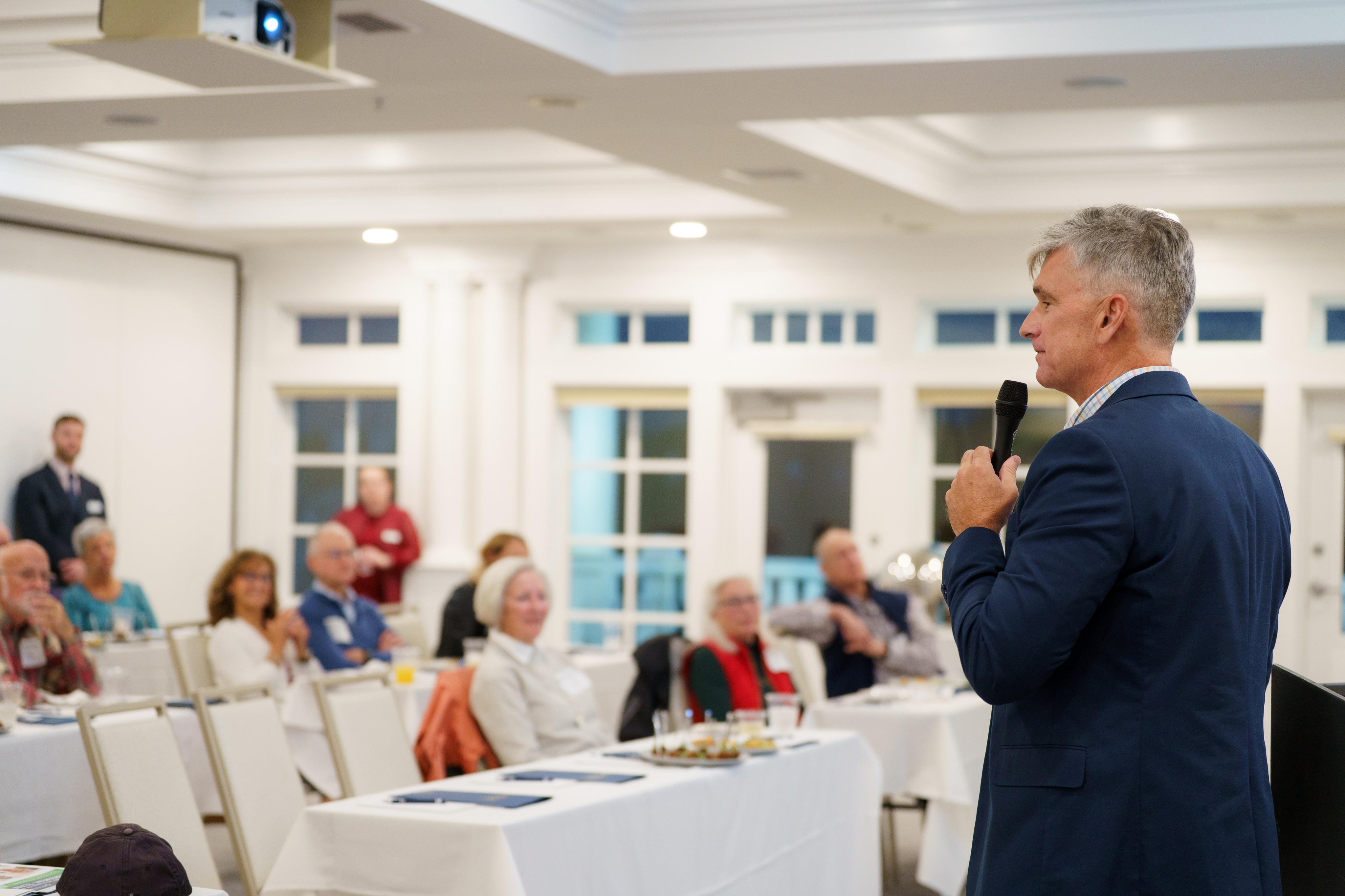 InFocus Financial Advisors president presenting at a retirement planning seminar